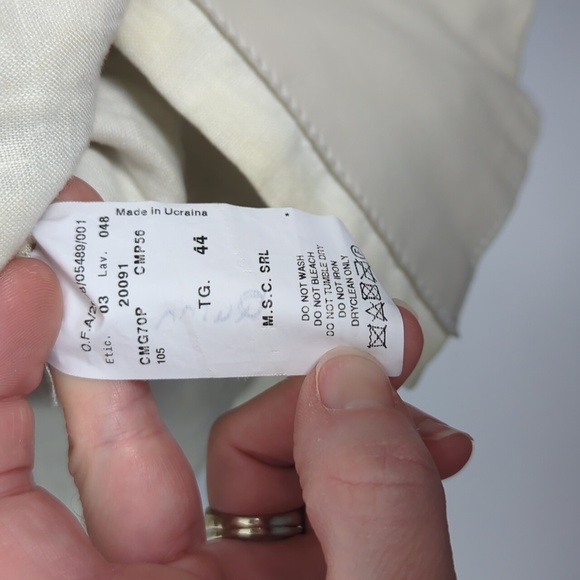 Armani Collezioni Vintage 2000's Leather Jacket 100% Angelo lamb skin Size 8 - Picture 7 of 11